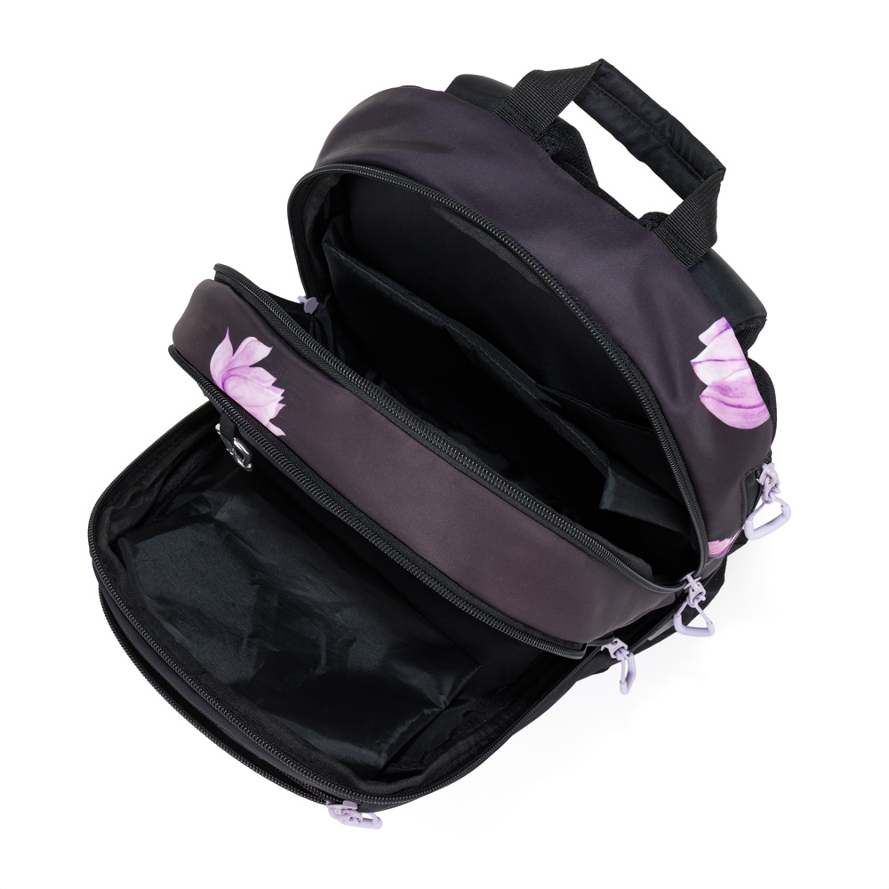 Studentský batoh + etue OXY Sport Flowers